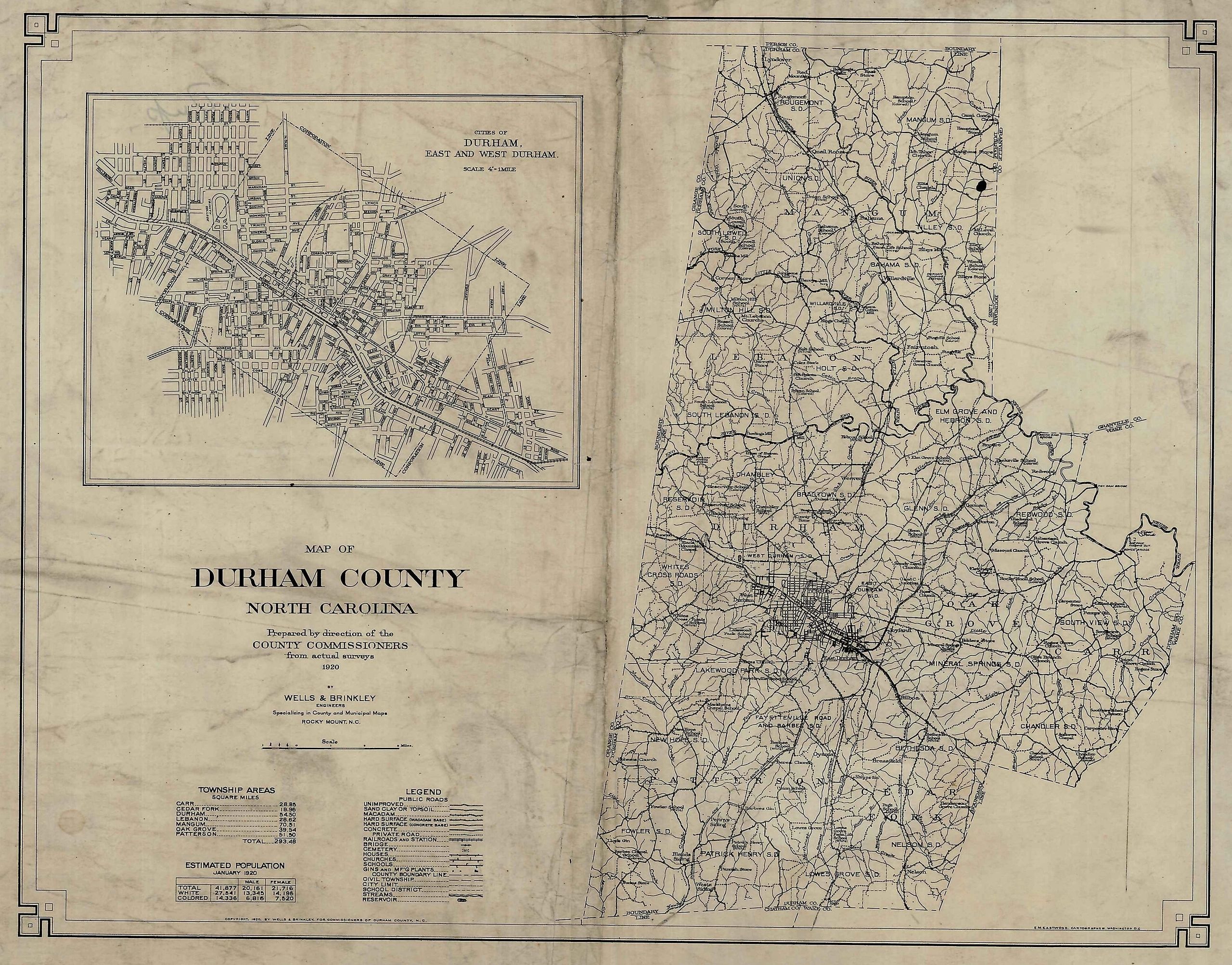 Durham Evictions Map